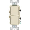 Leviton Single Pole Ivory 15A Duplex Switch