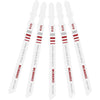 Milwaukee T-Shank 4 In. x 10 TPI Bi-Metal Jig Saw Blade, Wood with Nails (5-Pack)