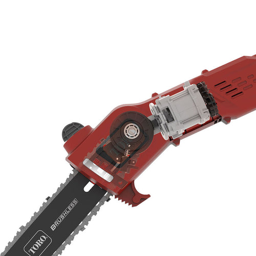 Toro 60V Max Brushless Pole Saw with 2.0Ah battery