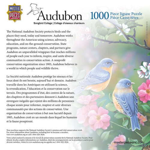 MasterPieces Audubon Songbird Collage 1000 Piece Puzzle