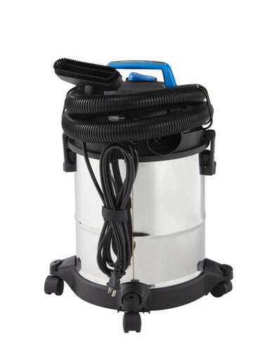Vacmaster 4-Gallon 3 Peak Hp† Stainless Steel Wet / Dry Vacuum