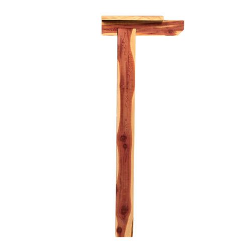 Architectural Mailboxes Cedar Drive-In Mailbox Post