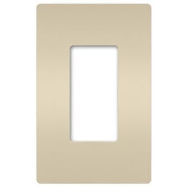 Radiant 1-Gang Plastic Wall Plate, Light Almond