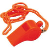 Safety Whistle, Orange Plastic