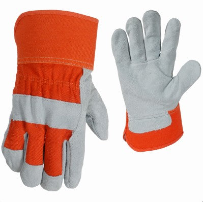 Big Time Products True Grip Double Leather Palm Work Gloves