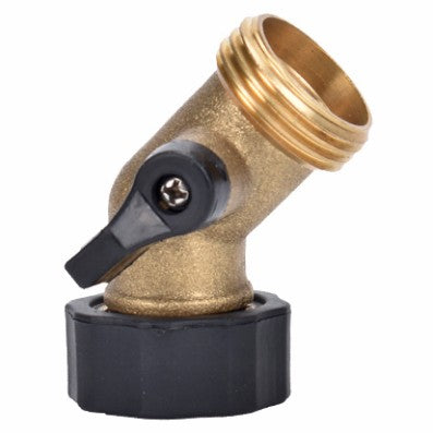 Green Thumb Brass Gooseneck Hose & Faucet Coupling
