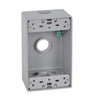 Master Electrician Weatherproof 1 Gang Rectangular Outlet Box