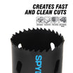 Spyderco 600066CF 1 Bi-Metal Hole Saw Rapid Core Eject™