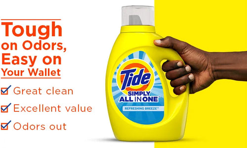Tide Simply All-In-One Liquid Laundry Detergent Refreshing Breeze