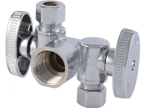 SharkBite Iron Pipe Dual Shut-off