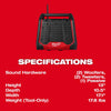 Milwaukee M18 Bluetooth® Jobsite Radio + Charger