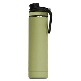 Hydration Bottle, Copper-Clad, Green Powder Coat, 22-oz.