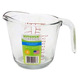 Measuring Cup, Tempered Glass, 16-oz.